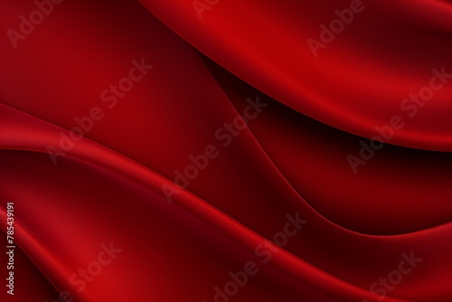 Red background with subtle grain texture for elegant design, top view. Marokee velvet fabric backdrop with space for text or logo
