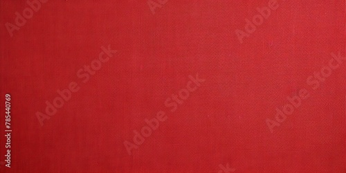 Red canvas texture background, top view. Simple and clean wallpaper with copy space area for text or design