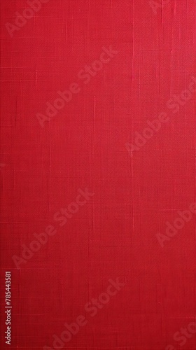 Red canvas texture background, top view. Simple and clean wallpaper with copy space area for text or design