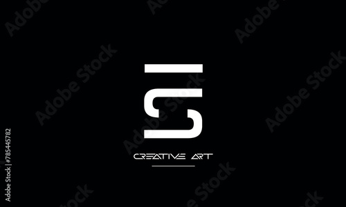 FS, SF, F, S abstract letters logo monogram
