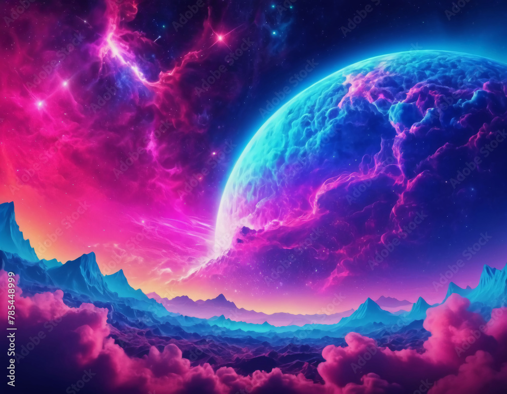 colorful space and galaxy wallpaper art colorful space and galaxy wallpaper art