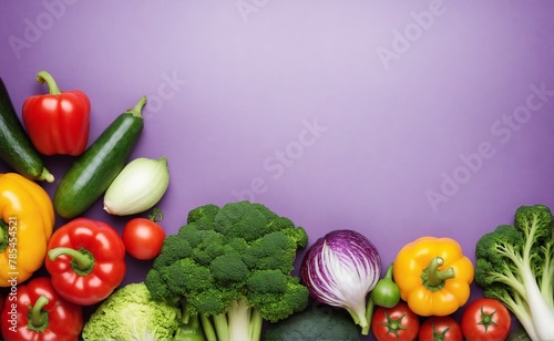 A close-up of colorful fresh vegetables