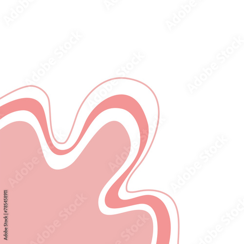 Wallpaper Mural abstract wavy background. abstract pink background. soft pink fluid background. pink wavy background with lines. soft liquid wave. cute wavy shape element. Torontodigital.ca
