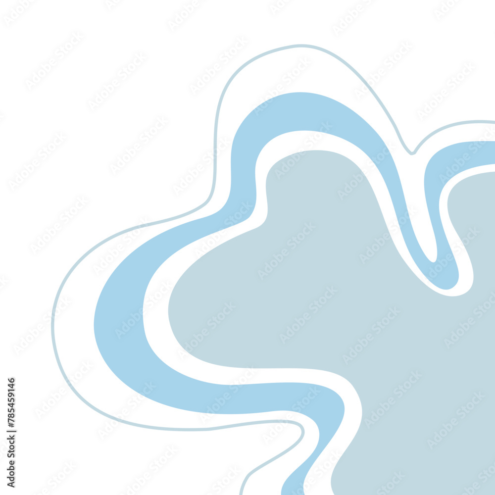 Fototapeta premium abstract wavy background. abstract blue background. soft blue fluid background. blue wavy background with lines. soft liquid wave. cute wavy shape element.