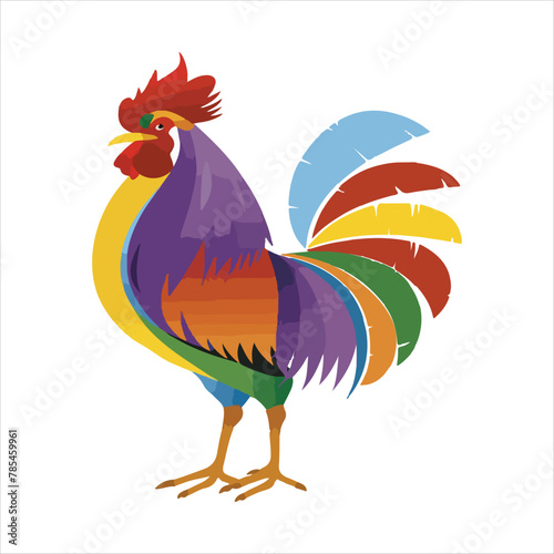 cock Cartoon Vector graphics design.eps