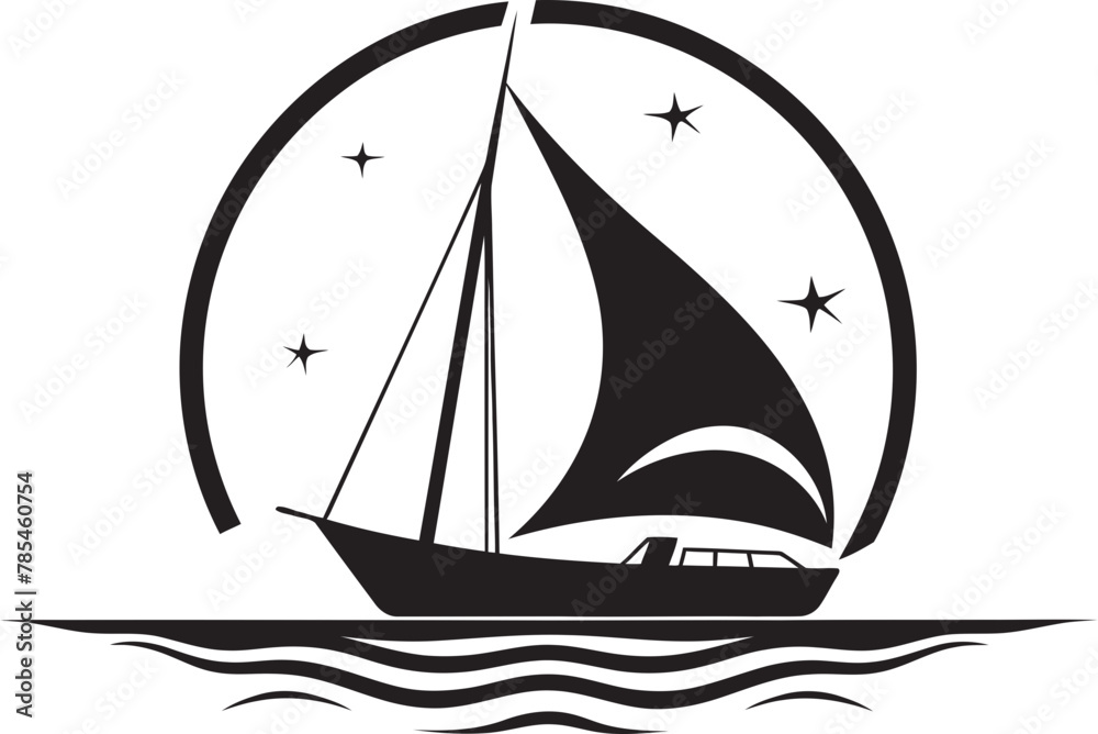 Yacht Fantasy Vector Illustration Collection