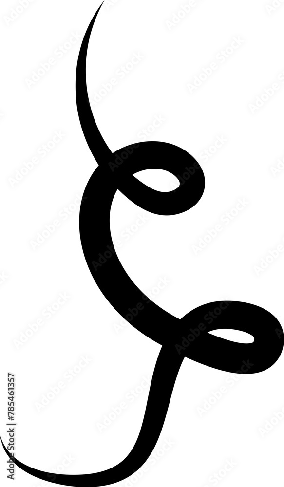 Obraz premium Bold doodle lines. Design elements