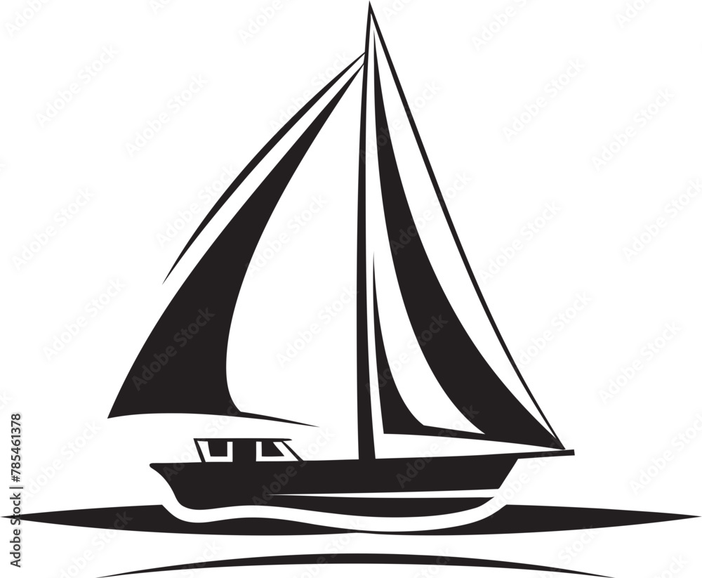 Yacht Escapade Vector Illustration Set