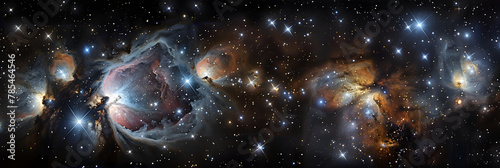 Radiant Depiction of Orion Constellation and Nebula in All Its Celestial Glory photo
