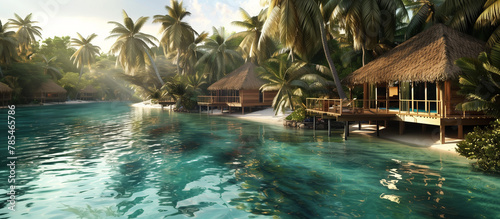 Tropical resort spa