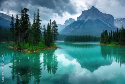 Discovering Spirit Island at Maligne Lake in National Park: A Burst of Emerald Green Serenity