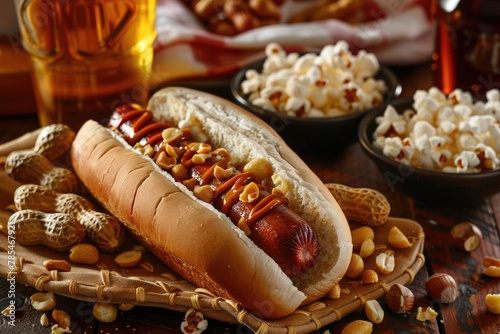 Game Day Grub: Hot Dogs, Peanuts, and Popcorn - Baseball Food and Beverages