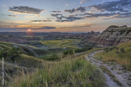 Golden Sunrise at Badlands National Park: Admire the Majestic Beauty 