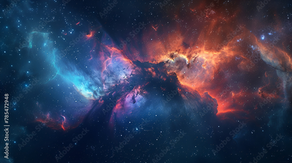 Beautiful Nebula and Deep sky Object, generative ai