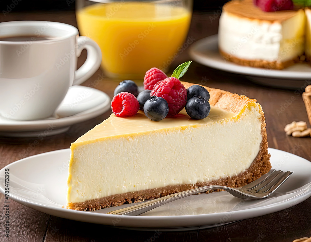 Cheesecake slice, New York
Cheesecake slice, New York
