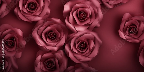 Rose canvas texture background  top view. Simple and clean wallpaper with copy space area for text or design