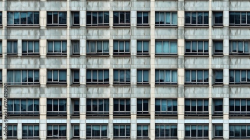 The facade of an apartment building