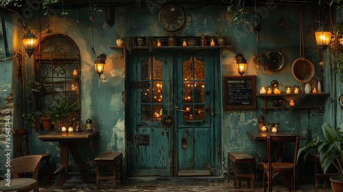 Lose yourself in the timeless charm of a historic night cafe, where the soft glow of candlelight and the aroma of freshly brewed coffee evoke a sense of nostalgia and warmth.