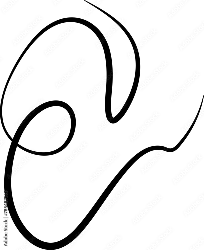 Hand drawn doodle spiral Hand drawn doodle spiral