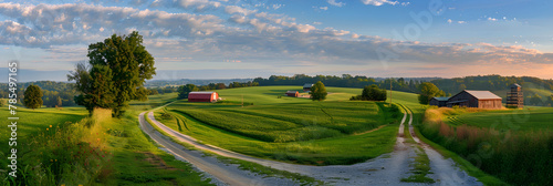 Scenic View of Expansive Ohio Farmland Real Estate for Sale