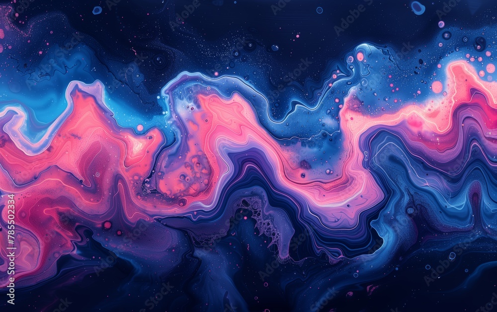 Abstract paint colorful waves background Abstract paint colorful waves background