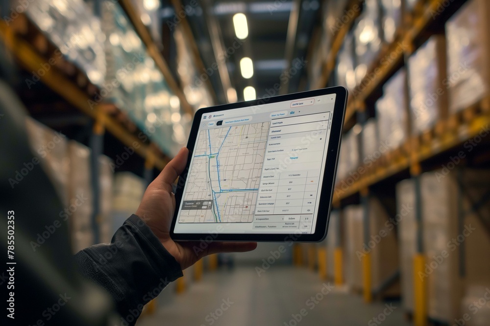 Exploring Advanced Logistics Technology with a Real-Time Tracking App in a Warehouse Exploring Advanced Logistics Technology with a Real-Time Tracking App in a Warehouse