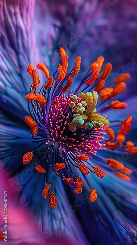 A beautiful blooming flower close-up