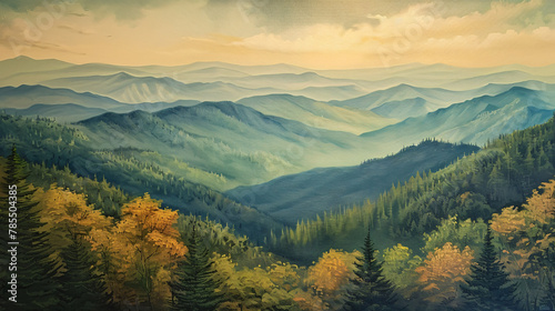 View of the Smoky Mountains © Ashley