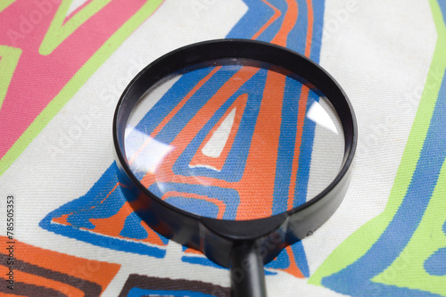 Magnifying glass for easier reading and as tools for various jobs