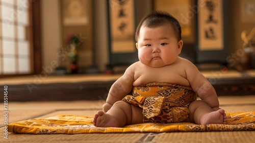 An obese baby sumo wrestler 02