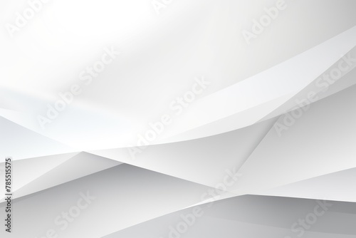 White and white abstract geometric background vector presentation design template for business technology concept with copy space, banner or poster design