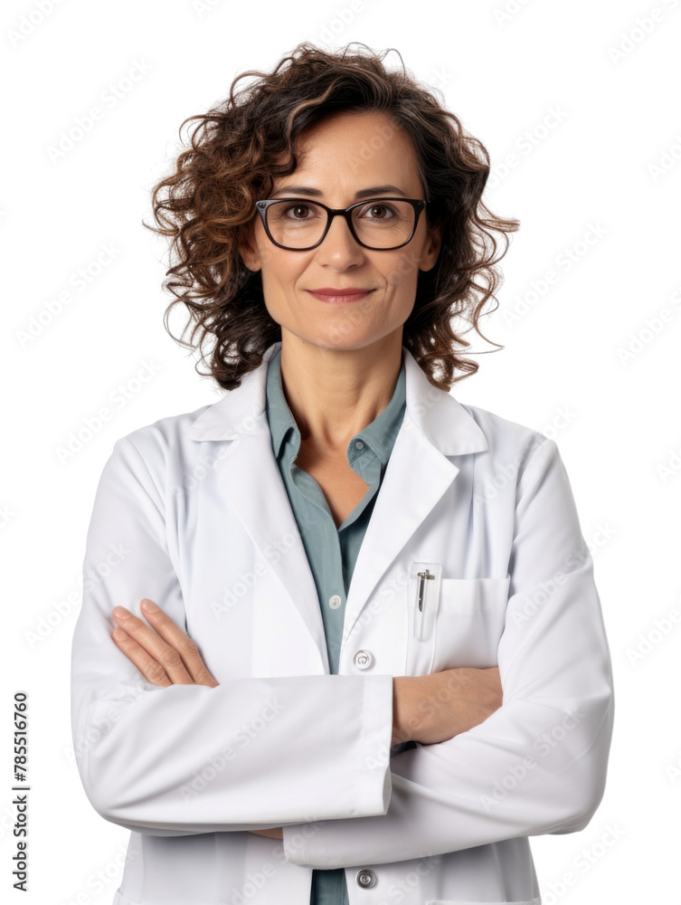 Professional pharmacist in transparent background Professional pharmacist in transparent background