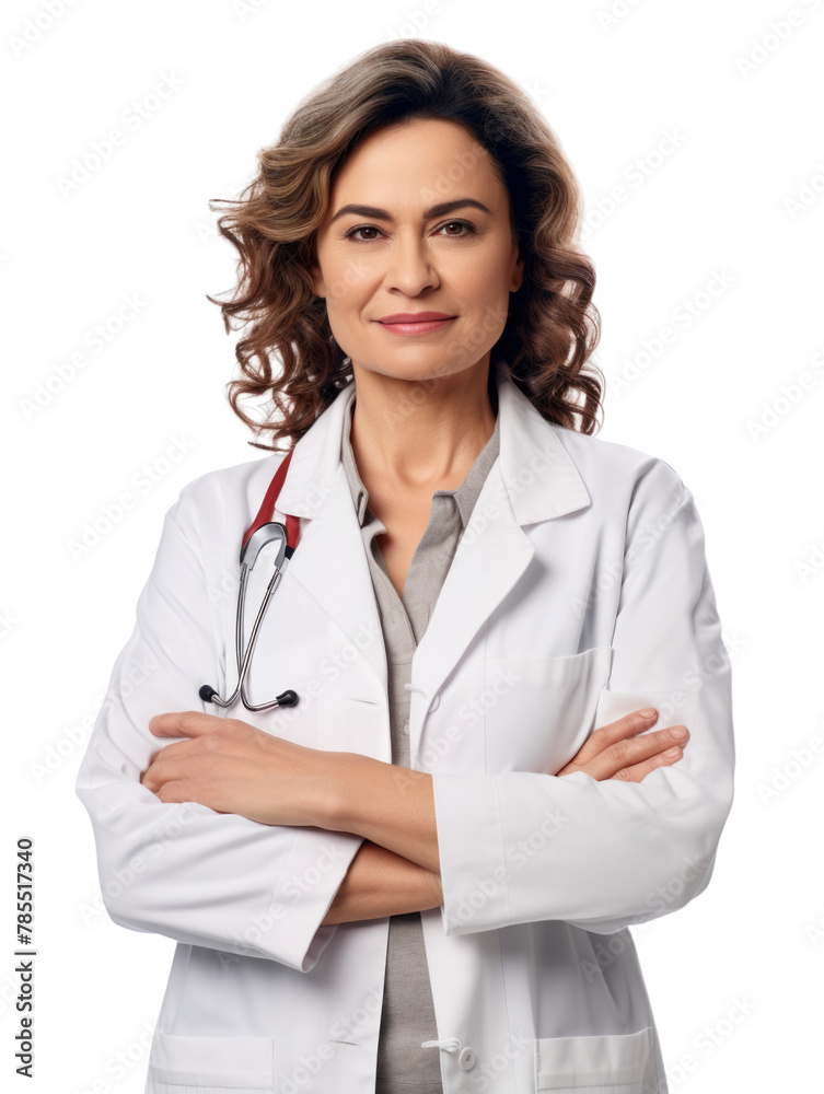 Professional pharmacist in transparent background Professional pharmacist in transparent background