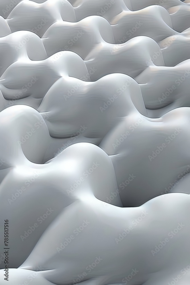 Obraz premium Massive amount of white particles suspended in the air