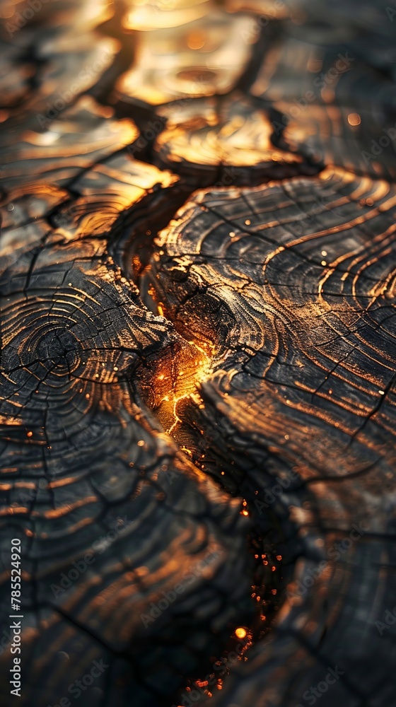 Detailed close-up of a tree stump Detailed close-up of a tree stump