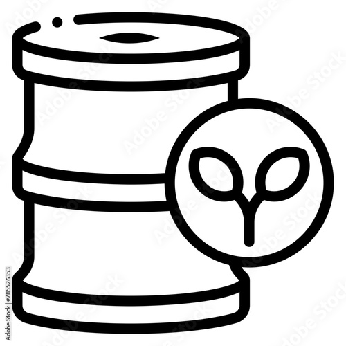 eco oil barrel icon