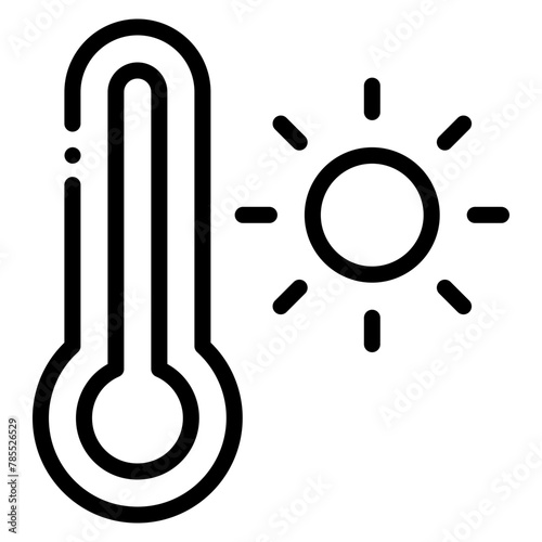 solar temperature icon