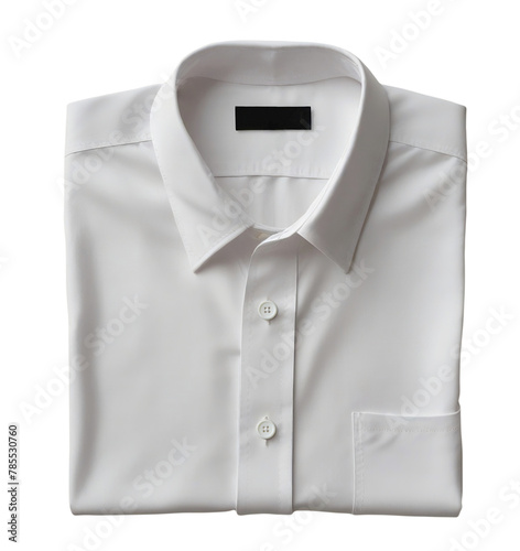 white shirt mockup. Clear Mockup of realistic shirt. isolated on white background © ทักษ์ดนัย ต๊ะติ๊บ