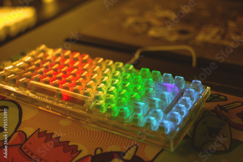 Professional backlit gaming keyboard