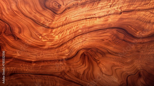 Cherry Wood Background: Lacquered Finish