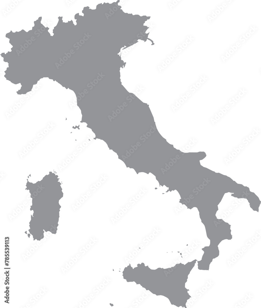 イタリア　地図