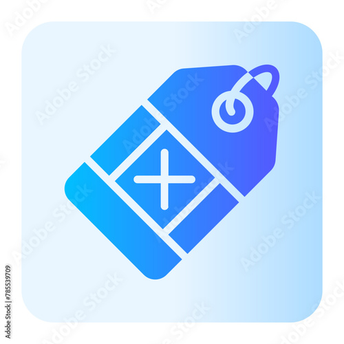no sales gradient icon