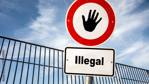 Signposts the direct way to Legal versus Illegal