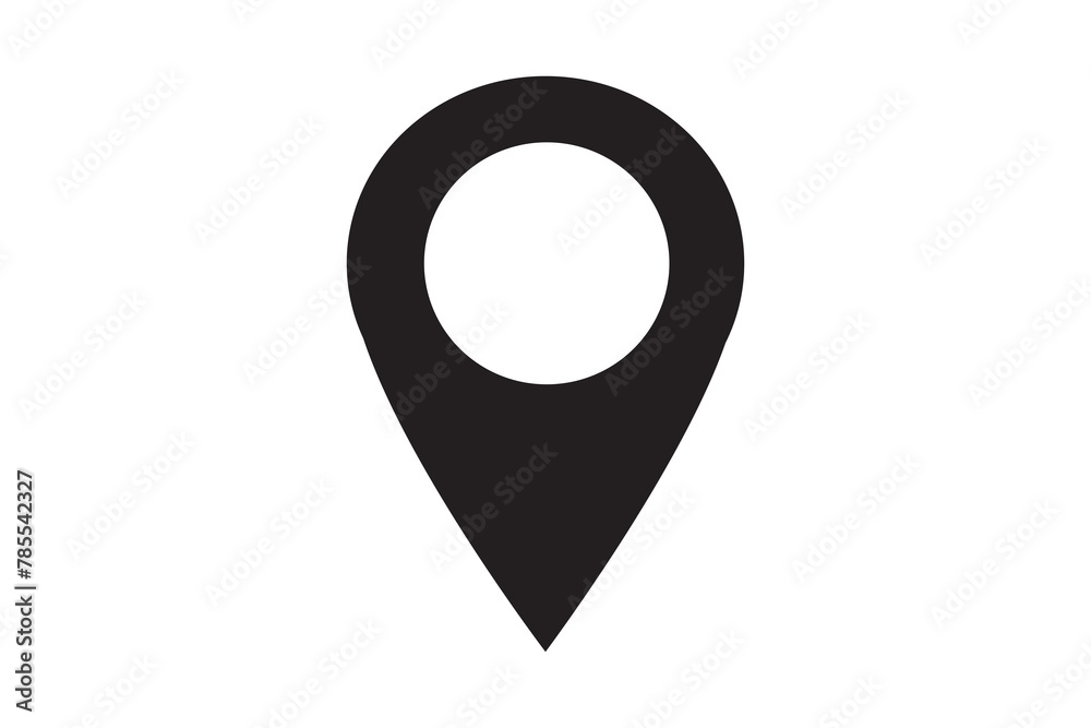 GPS map location icon GPS map location icon