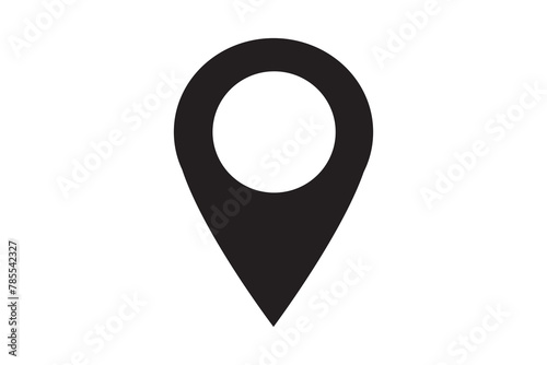 GPS map location icon