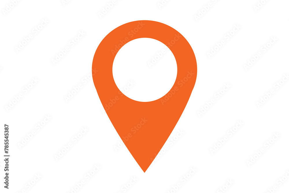 GPS map location icon GPS map location icon