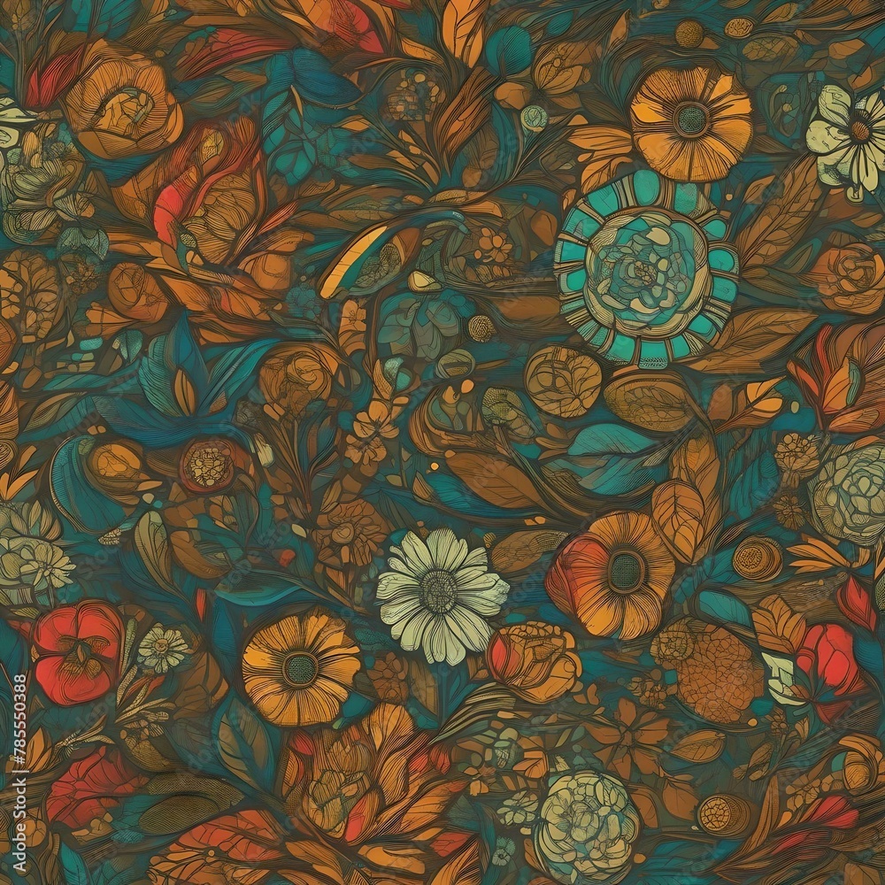 seamless floral pattern seamless floral pattern
