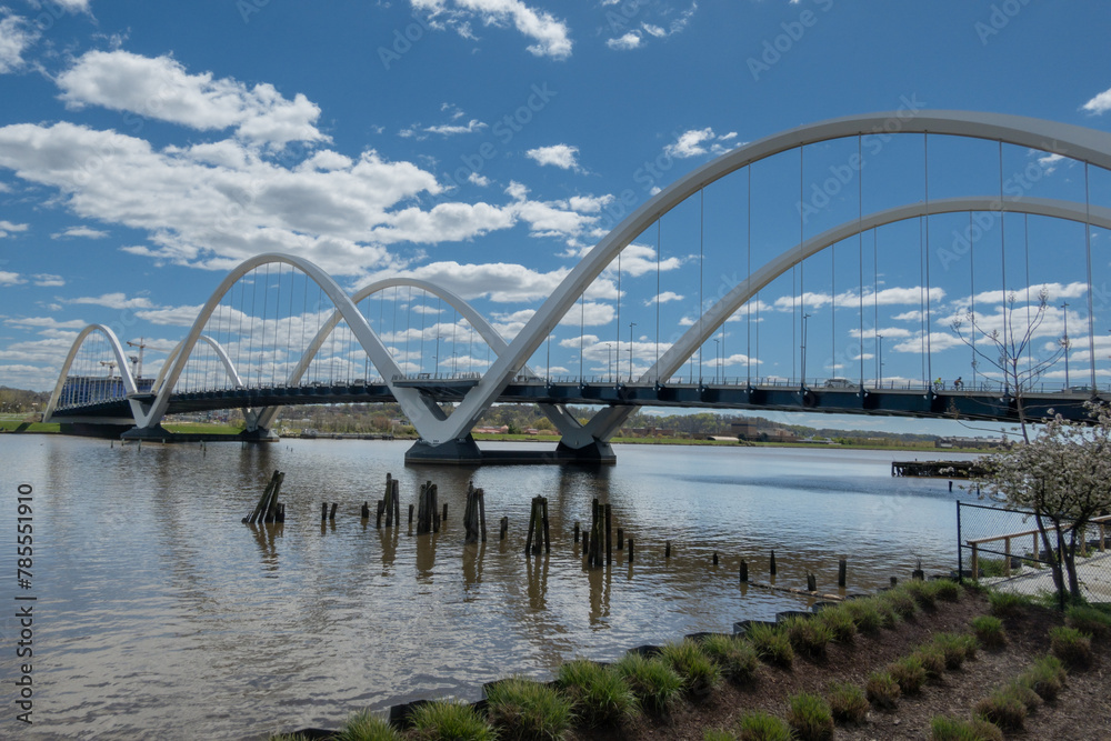 The Frederick Douglass Bridge in Washington, DC