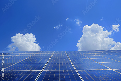 Harnessing Solar Power  The Concept of Solar Panels - Generative AI.