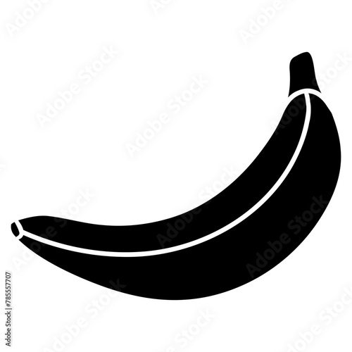 banana fruit glyph icon © Farra